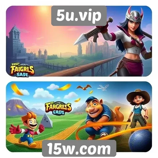 Comparativo de jogos disponíveis em 5u.vip